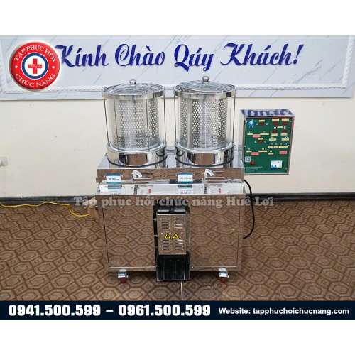 Máy sắc thuốc đóng gói tự động loại 2 nồi đun